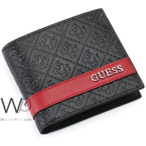 original-guess-patterned-wallet-black-genuine-leather-for-men