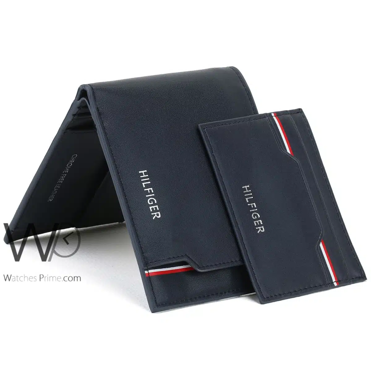 Tommy Wallet Genuine Leather Navy Blue Men | Watches Prime