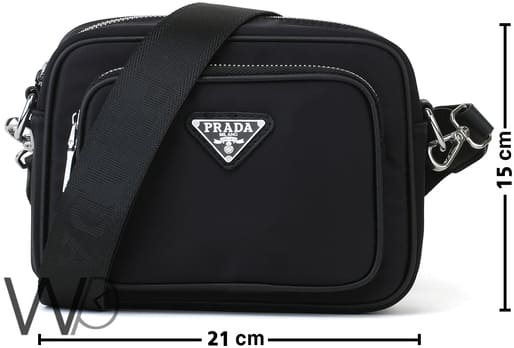 Prada Crossbody Handbag Bag Black For Men | Watches Prime