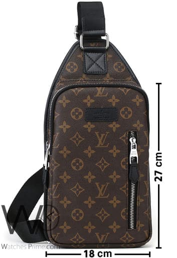 Louis Vuitton LV Shoulder Bag Brown For Men | Watches Prime