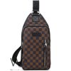 Louis Vuitton shoulder Bag Brown Leather Men | Watches Prime