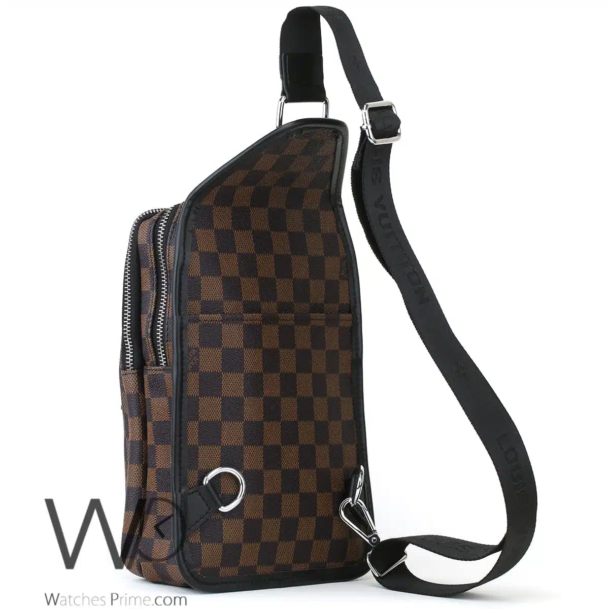 lv sling bag brown