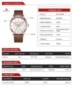 Naviforce Men's Watch NF3001 RG W | Watches Prime Naviforce Men's Watch NF3001 RG W | Watches Prime