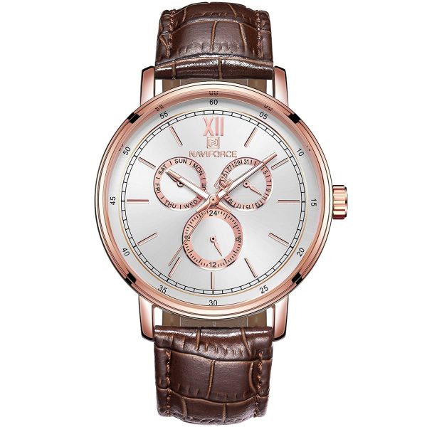 Naviforce Men's Watch NF3002 RG W | Watches Prime