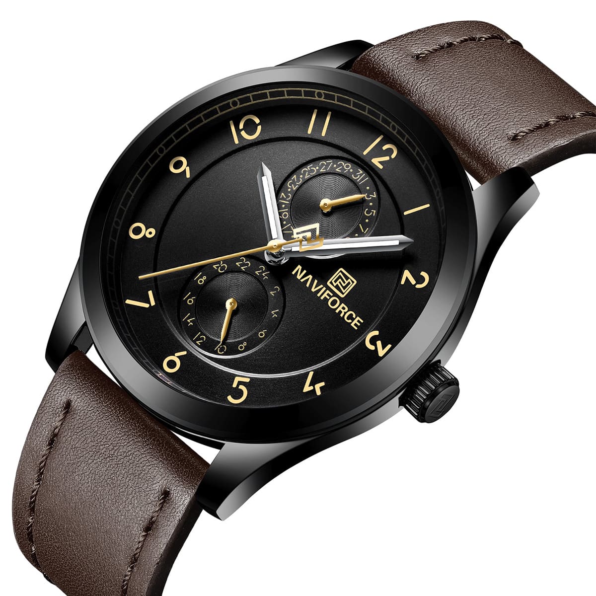 Naviforce Men's Watch NF3004 B B D BN | Watches Prime