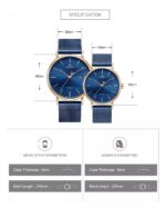 Naviforce Unisex's Watch NF3008 RG BE | Watches Prime