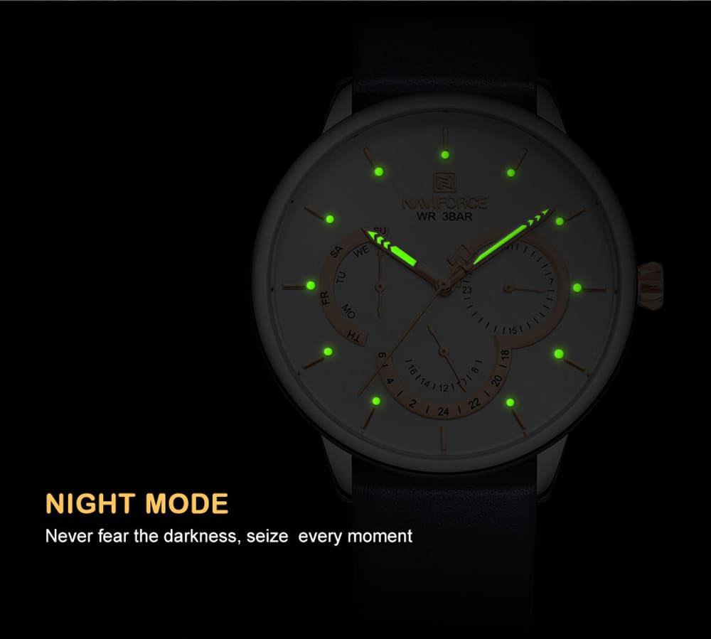 Naviforce Men's Watch NF3011 S W BE | Watches Prime