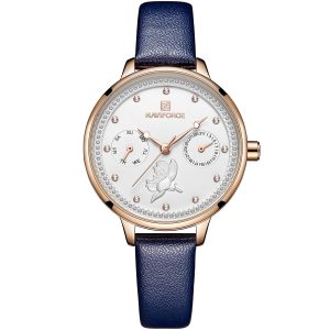 Naviforce Women's Watch NF5003 RG W GN | Watches Prime