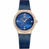 Nf5005 rg be naviforce watch crystals women white mother of pearl dial metal rose gold strap quartz battery analog for dream