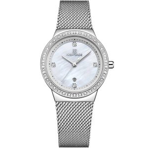 ساعة يد نافي فورس للنساء NF5005 S W | واتشز برايم