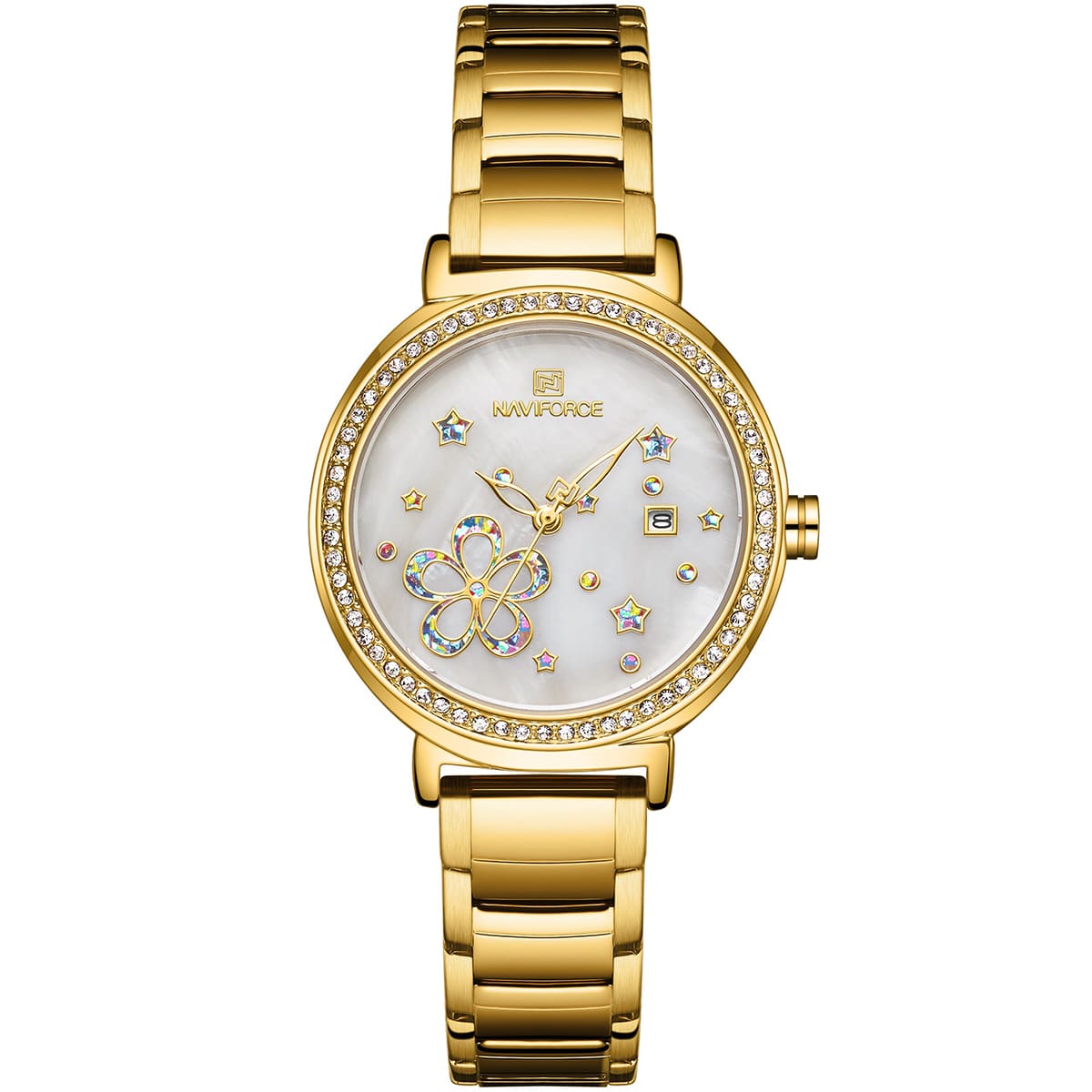 Naviforce Women's Watch NF5016 G W | Watches Prime