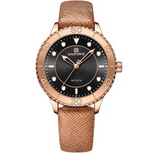 Naviforce Women's Watch NF5020 RG GN GN | Watches Prime