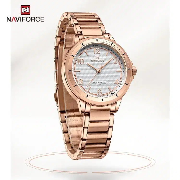 Naviforce Women's Watch NF5021 RG W RG | Watches Prime