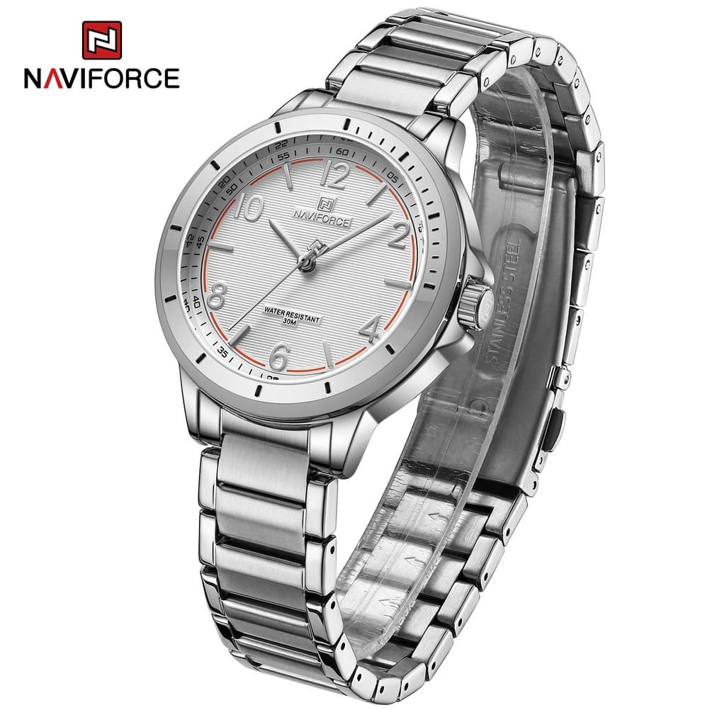 ساعة يد نافي فورس للنساء NF5021 S W S | واتشز برايم