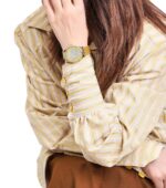 ساعة يد نافي فورس للنساء NF5026 G W Y | واتشز برايم