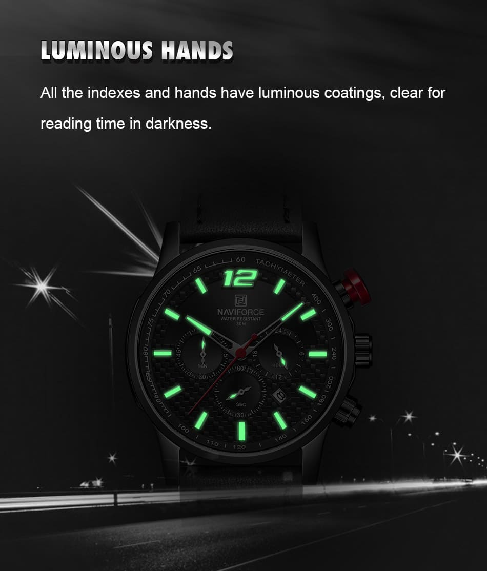 Naviforce Men's Watch NF8002 B B | Watches Prime