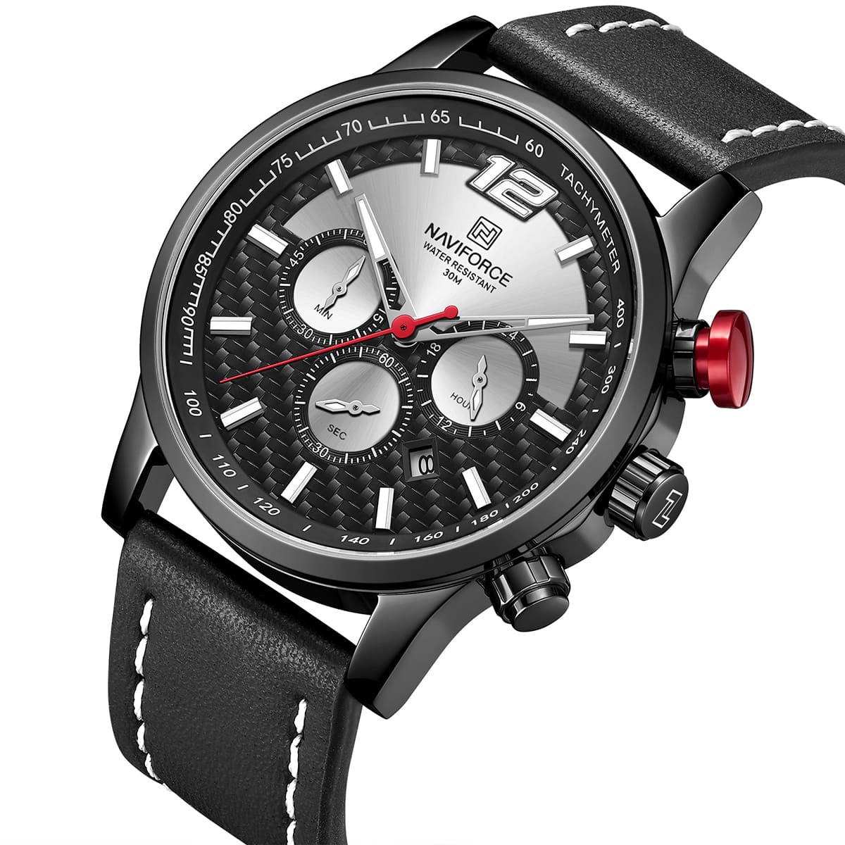 Naviforce Men's Watch NF8002 B W | Watches Prime