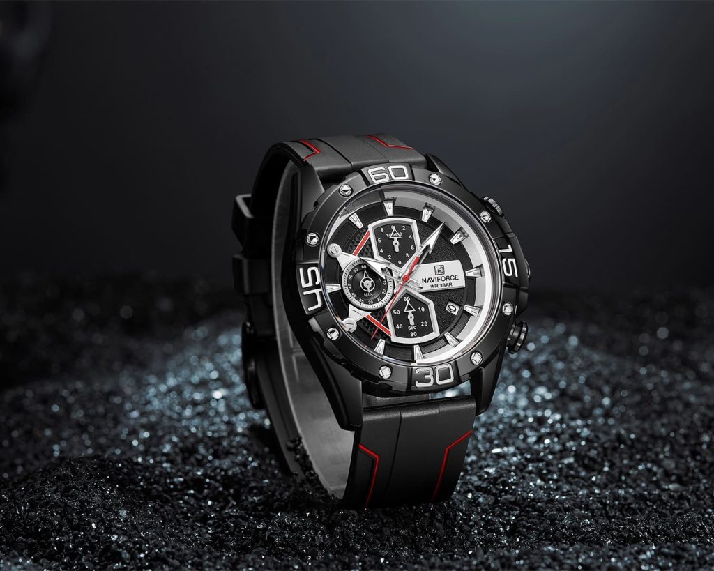 Naviforce Men's Watch NF8018T B B R | Watches Prime