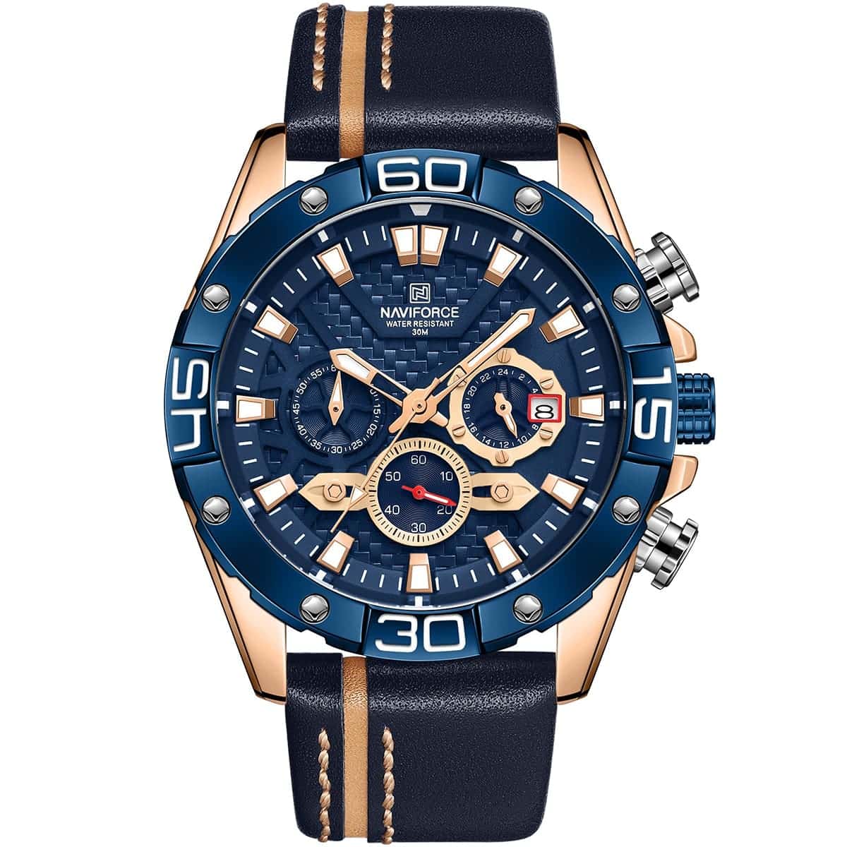 Naviforce Men's Watch NF8019L RG BE | Watches Prime Naviforce Men's Watch NF8019L RG BE | Watches Prime