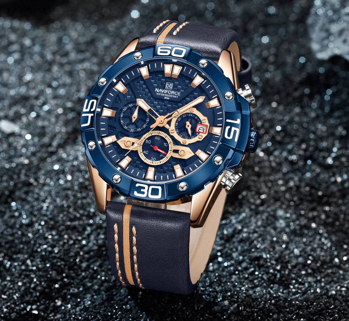 Naviforce Men's Watch NF8019L RG BE | Watches Prime