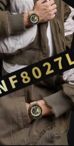ساعة يد نافي فورس رجالية NF8027L S B BN | واتشز برايم