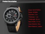 Naviforce Men's Watch NF9064 B GY | Watches Prime
