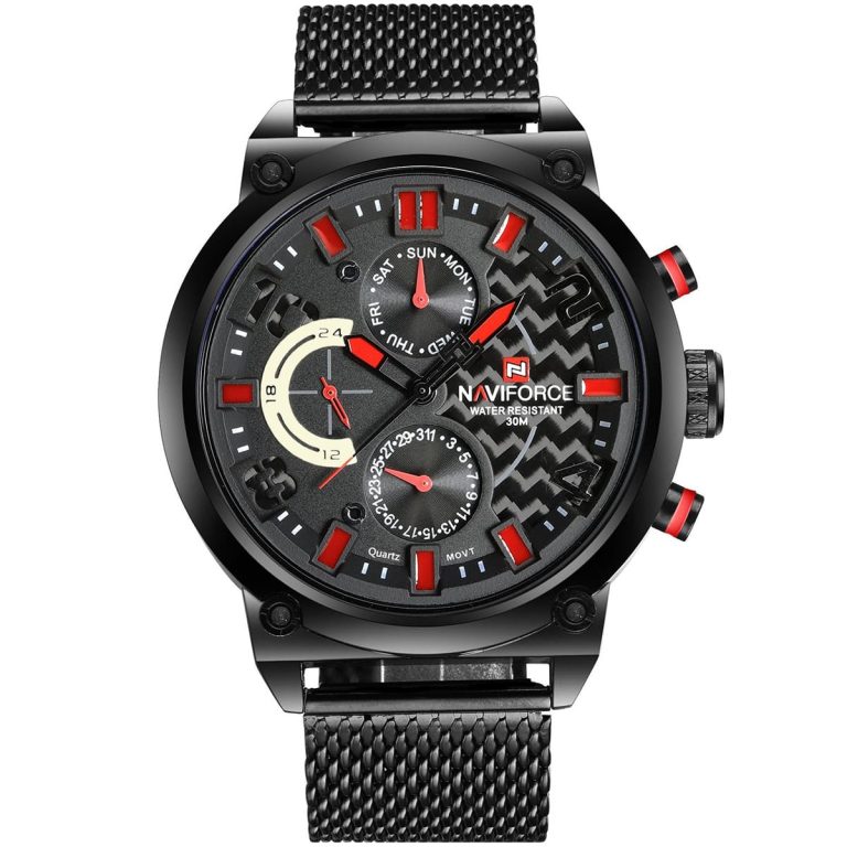 Naviforce Men's Watch NF9068S B R B | Watches Prime