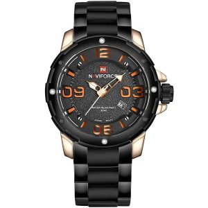 Naviforce Men's Watch NF9078 B B W | Watches Prime