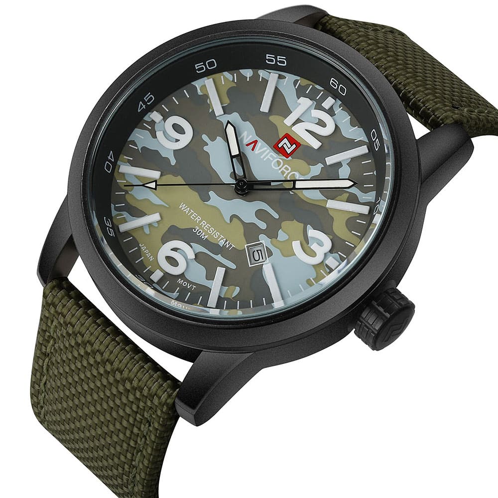 Naviforce Men's Watch NF9080 B GN GN | Watches Prime Naviforce Men's Watch NF9080 B GN GN | Watches Prime