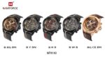 Naviforce Men's Watch NF9110 B W B | Watches Prime