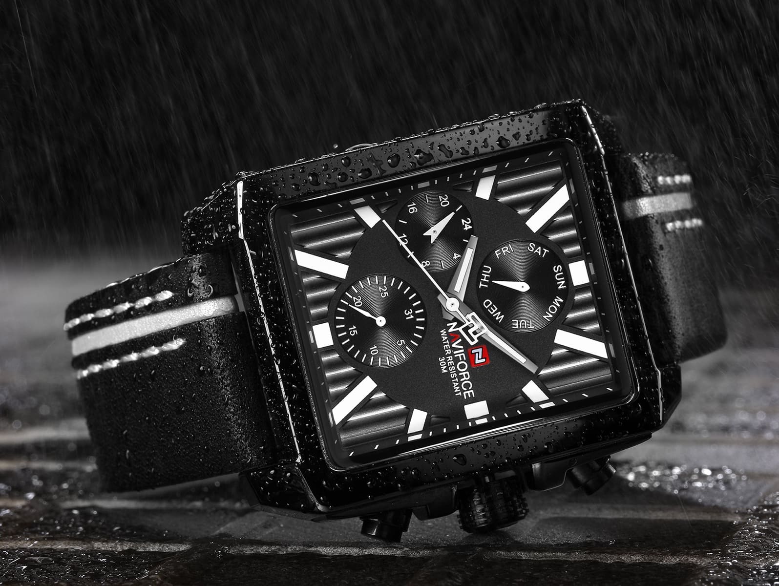 Naviforce Men's Watch NF9111 B W B Watches Prime