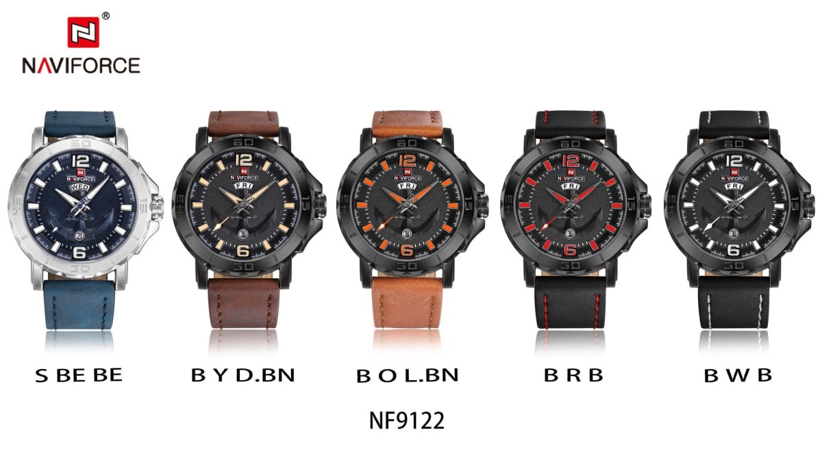 Naviforce Men's Watch NF9122 B O L BN | Watches Prime