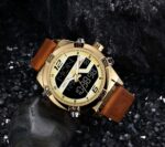 ساعة يد نافي فورس رجالية NF9128 G W BN | واتشز برايم