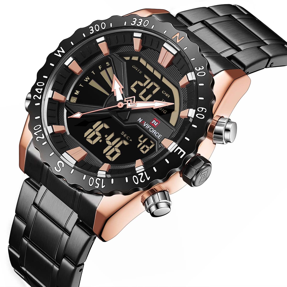 Naviforce Men's Watch NF9136S RG B B | Watches Prime