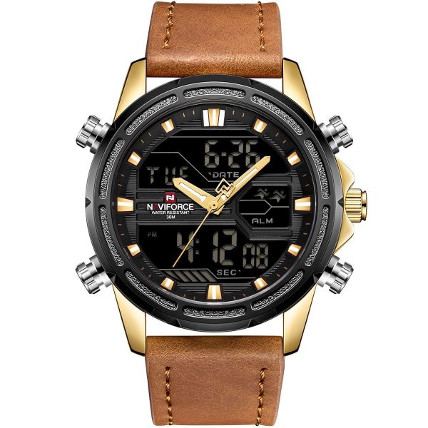 Naviforce Men's Watch NF9138L G B L BN | Watches Prime