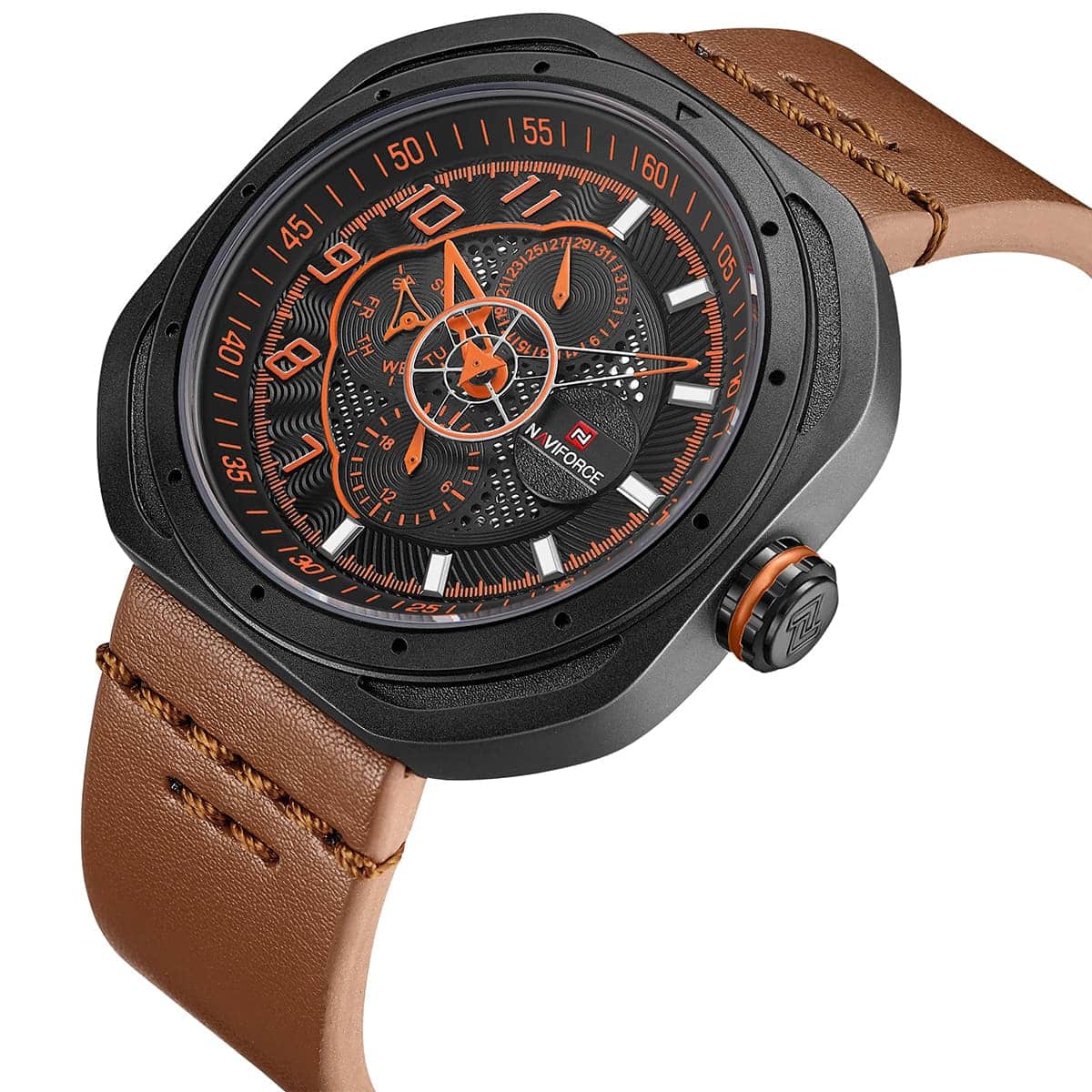 Naviforce Men's Watch NF9141L B O L BN | Watches Prime