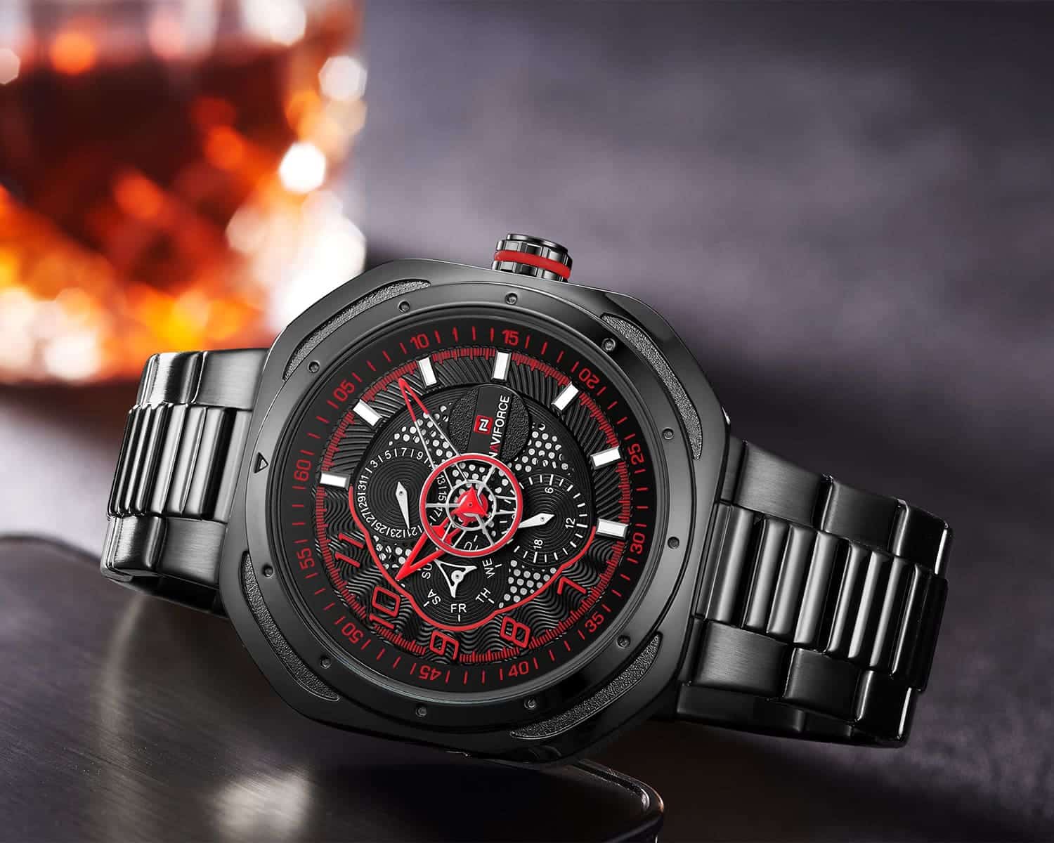 Naviforce Men's Watch NF9141S B R B | Watches Prime