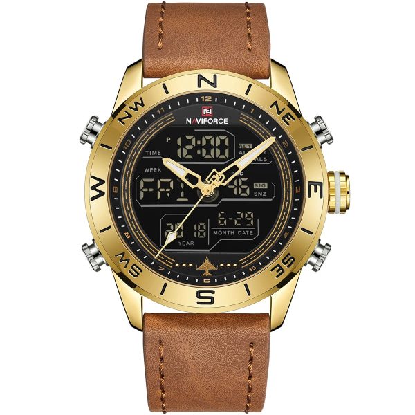 Naviforce Men's Watch NF9144 G G L BN | Watches Prime