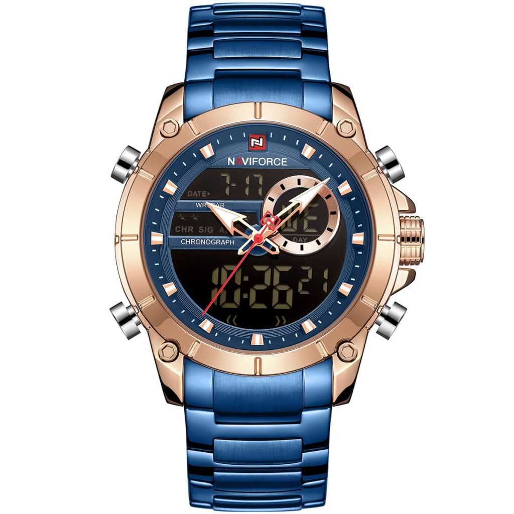 Naviforce Men's Watch NF9163 RG BE | Watches Prime