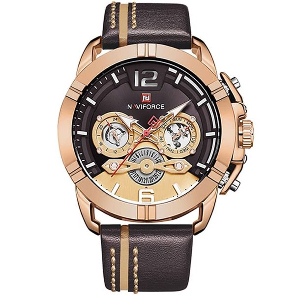 Naviforce Men's Watch NF9168 RG CE BN | Watches Prime