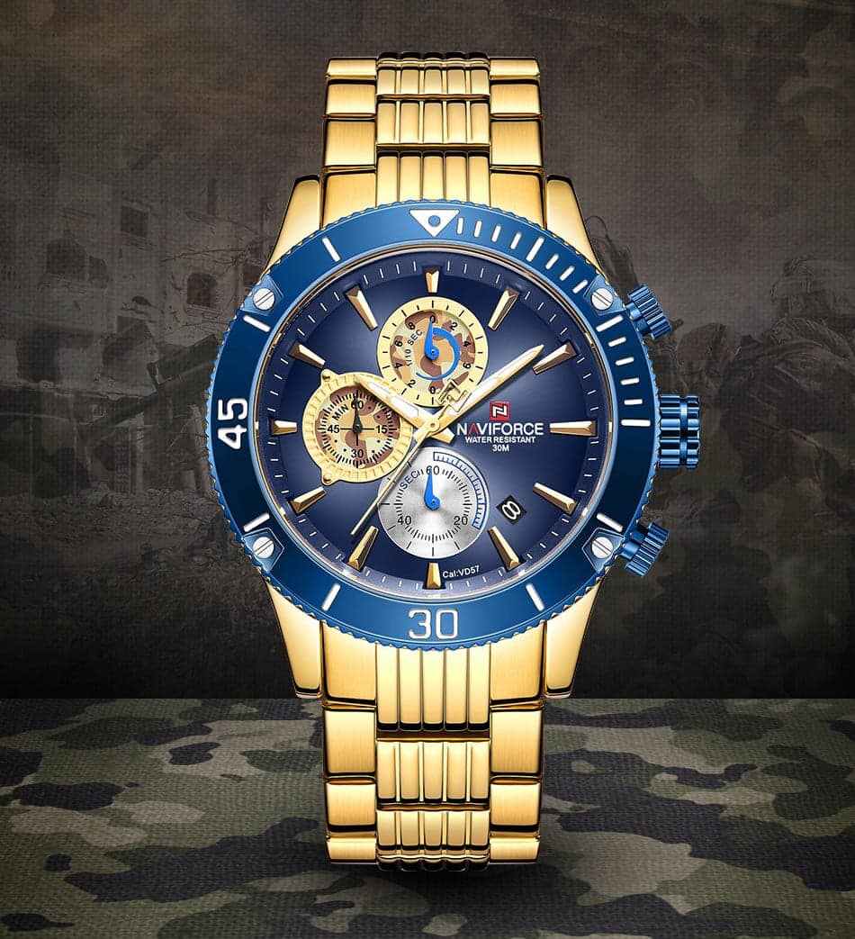 Naviforce Men's Watch NF9173 G BE | Watches Prime