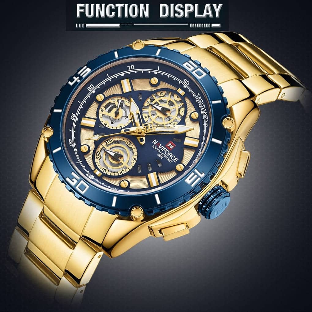 Naviforce Men's Watch NF9179 G BE | Watches Prime