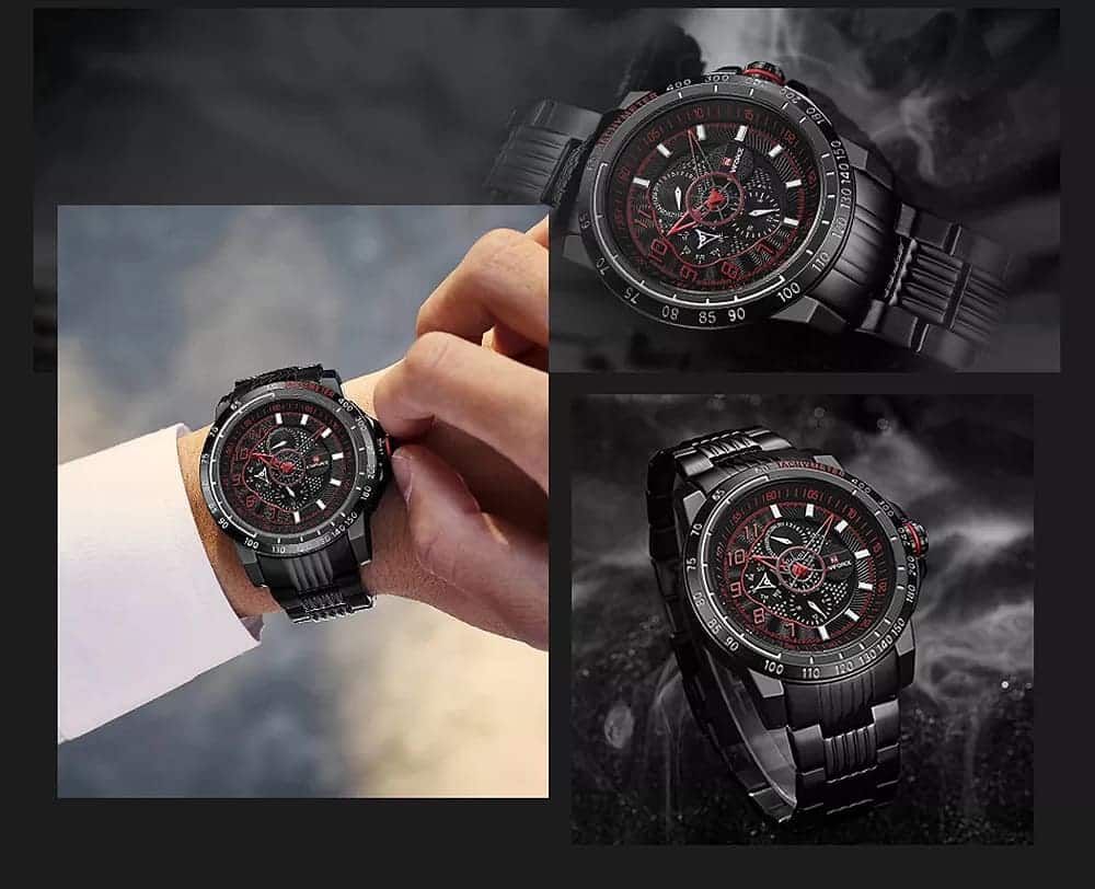 Naviforce Men's Watch NF9180 B R B | Watches Prime