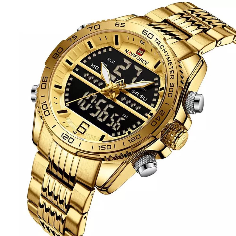 Naviforce Men's Watch NF9195S G G G | Watches Prime