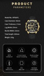 Naviforce Men's Watch NF9197L G B B | Watches Prime
