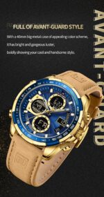 Naviforce Men's Watch NF9197L G BE Y BN | Watches Prime Naviforce Men's Watch NF9197L G BE Y BN | Watches Prime