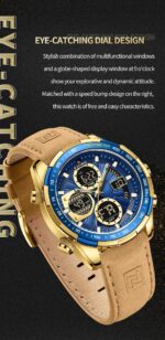 Naviforce Men's Watch NF9197L G BE Y BN | Watches Prime Naviforce Men's Watch NF9197L G BE Y BN | Watches Prime