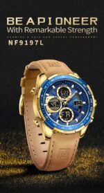 Naviforce Men's Watch NF9197L G BE Y BN | Watches Prime Naviforce Men's Watch NF9197L G BE Y BN | Watches Prime