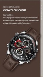 Naviforce Men's Watch NF9197L S B D BN | Watches Prime