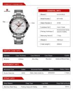 Naviforce Men's Watch NF9198 S W | Watches Prime